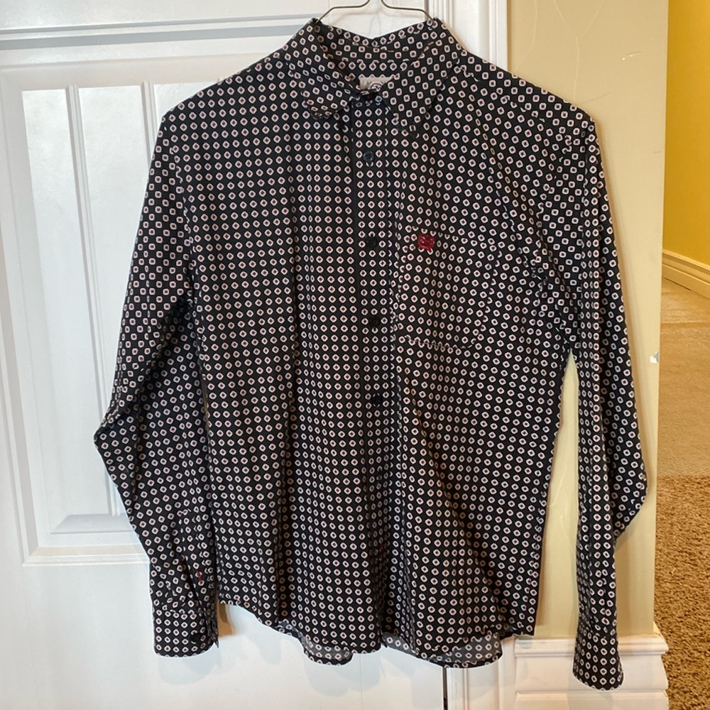 Cinch Boys Western Long Sleeve Button Down Shirt